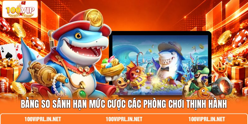 Bảng so sánh hạn mức cược các phòng chơi thịnh hành