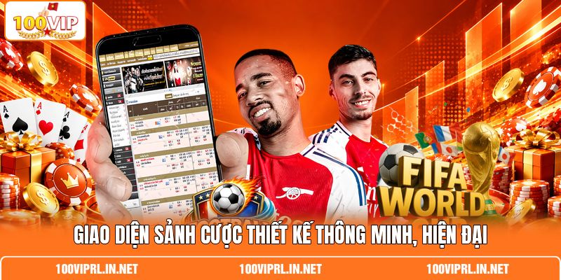 Giao diện sảnh cược thiết kế thông minh, hiện đại